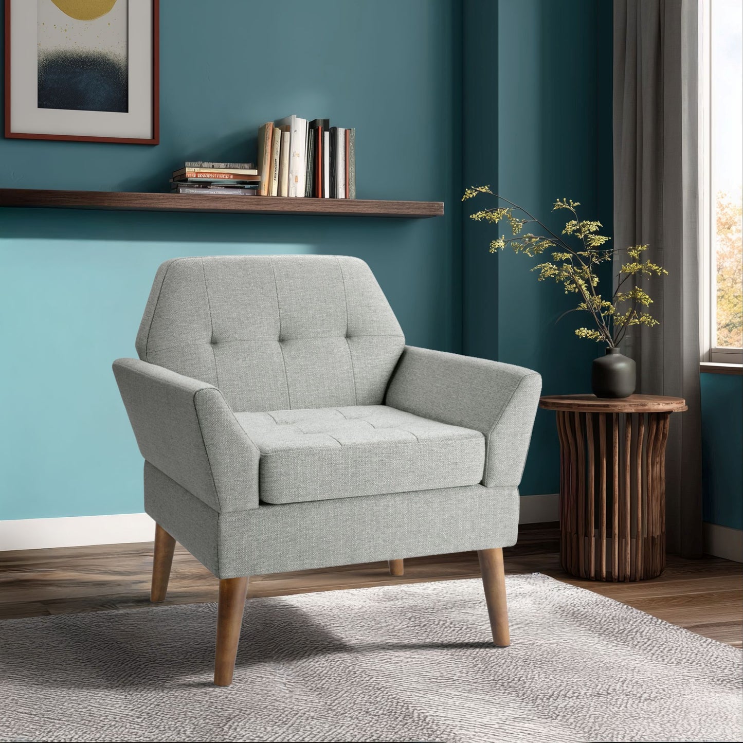 Newtin Mid-Century Modern Lounge Chair
