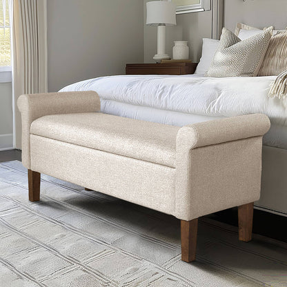 Aubrey Upholstered Storage Bench