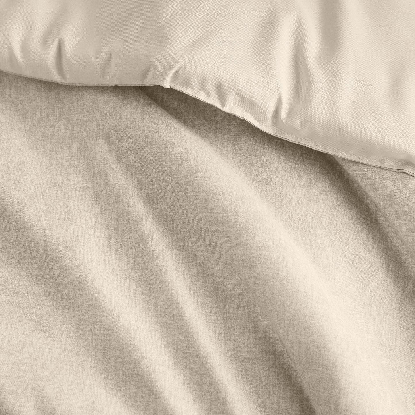 Camden Chambray Print Solid Comforter Set