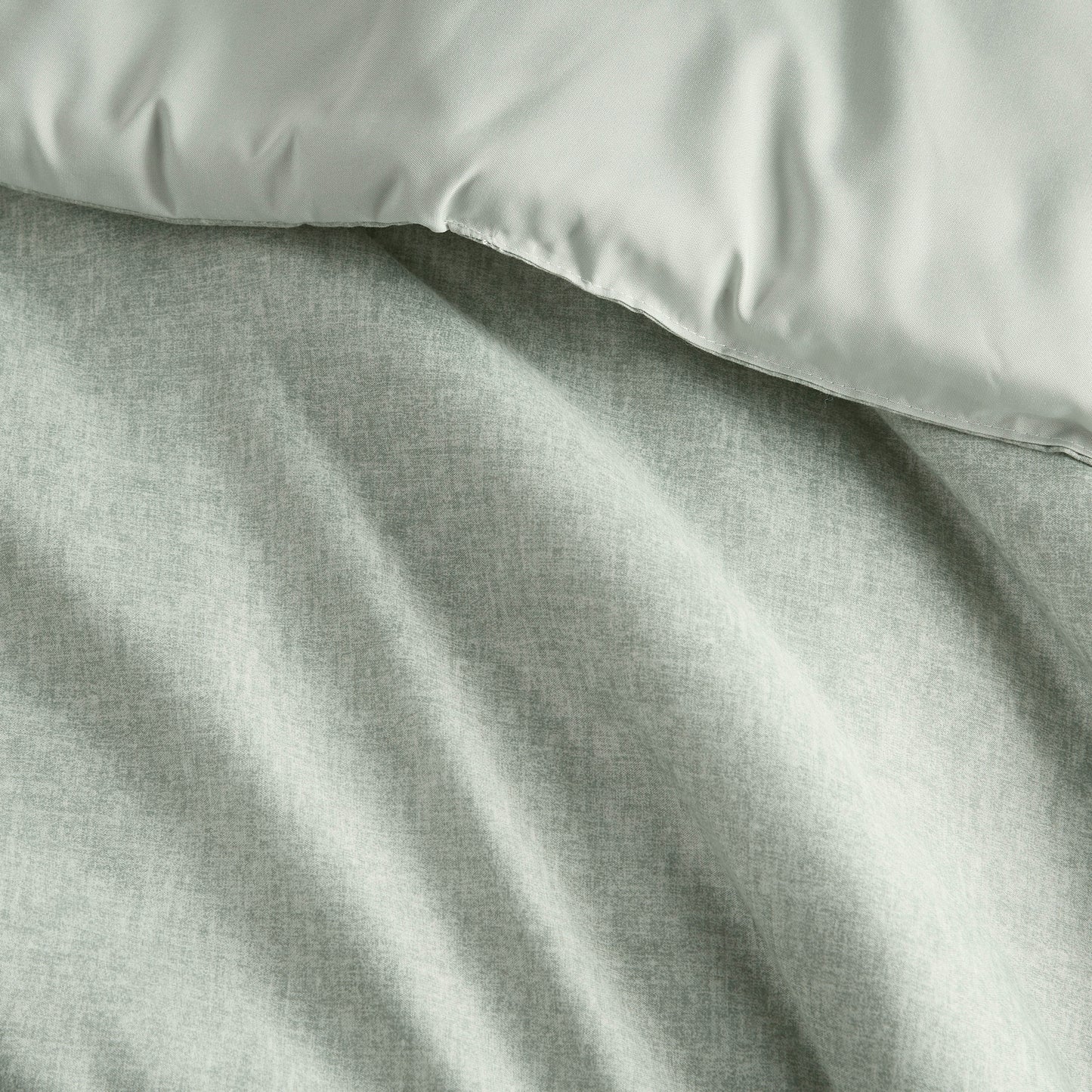 Camden Chambray Print Solid Comforter Set