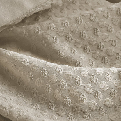 Mina Waffle Weave Textured Comforter Set