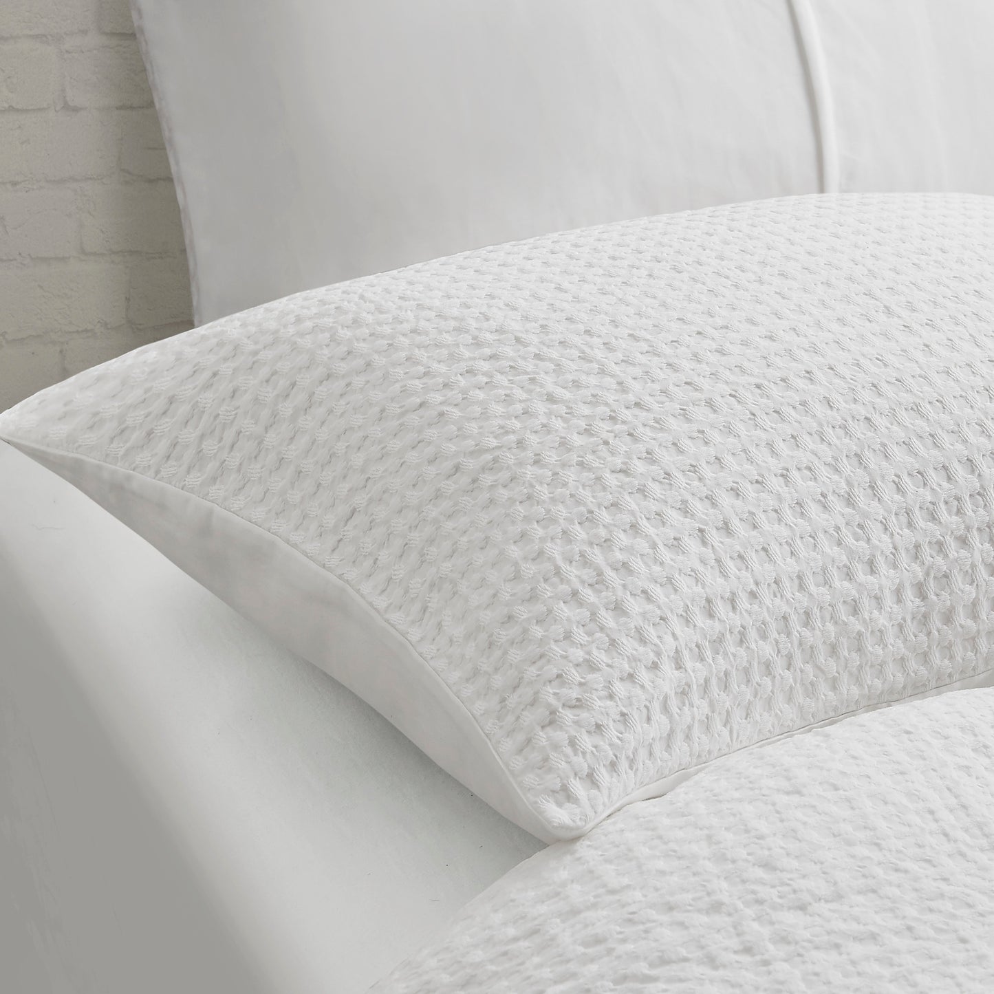 Mina Waffle Weave Textured Comforter Set