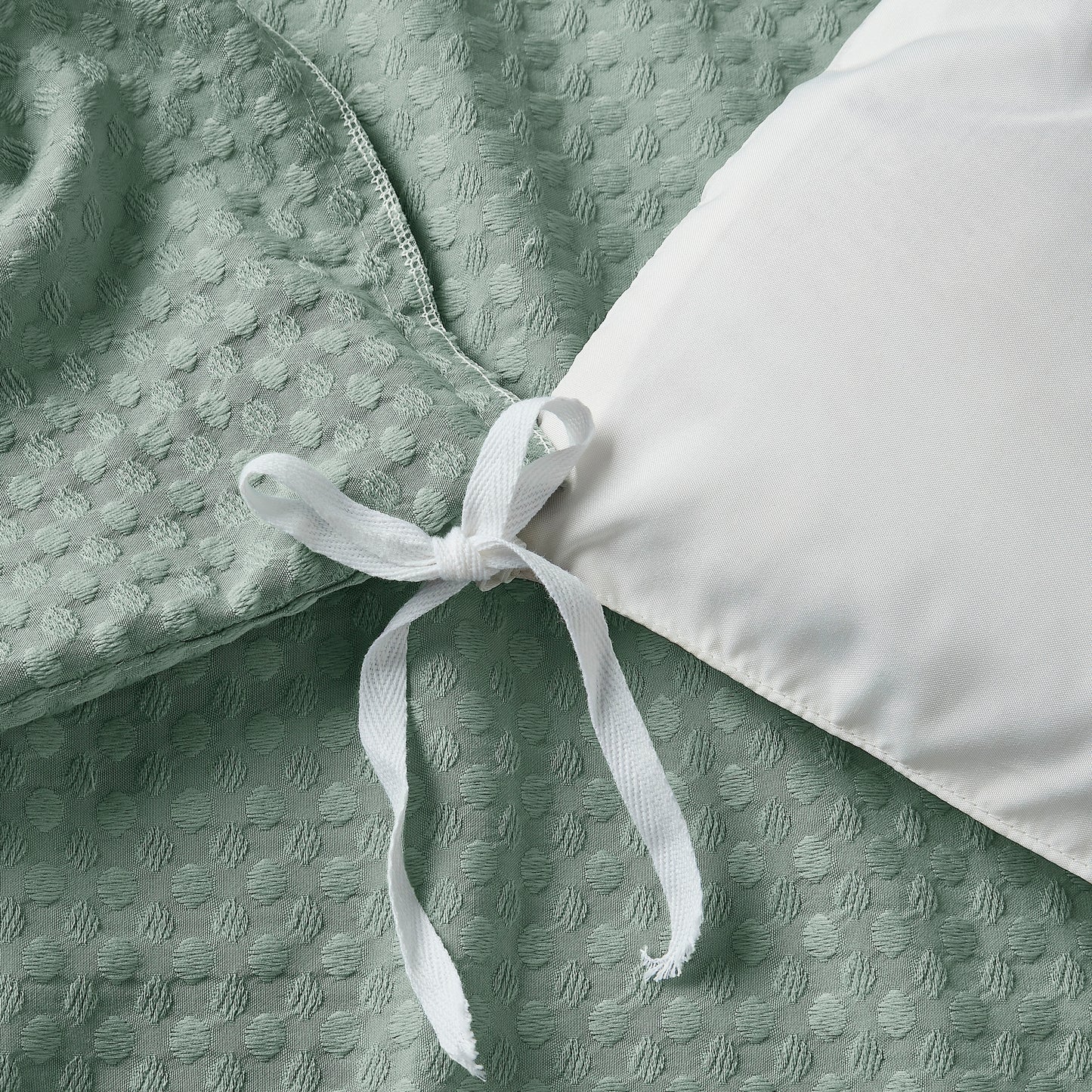 Mina Waffle Weave Textured Duvet Cover Set