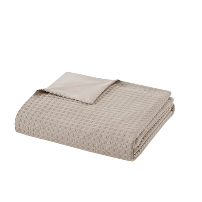 Comfort Spaces Waffle Weave Textured Comforter Set