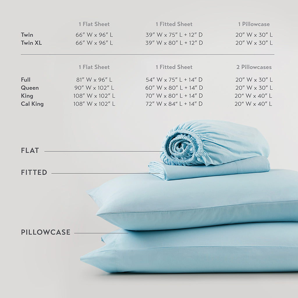 510 Design 100% Cotton Solid Sheet Set