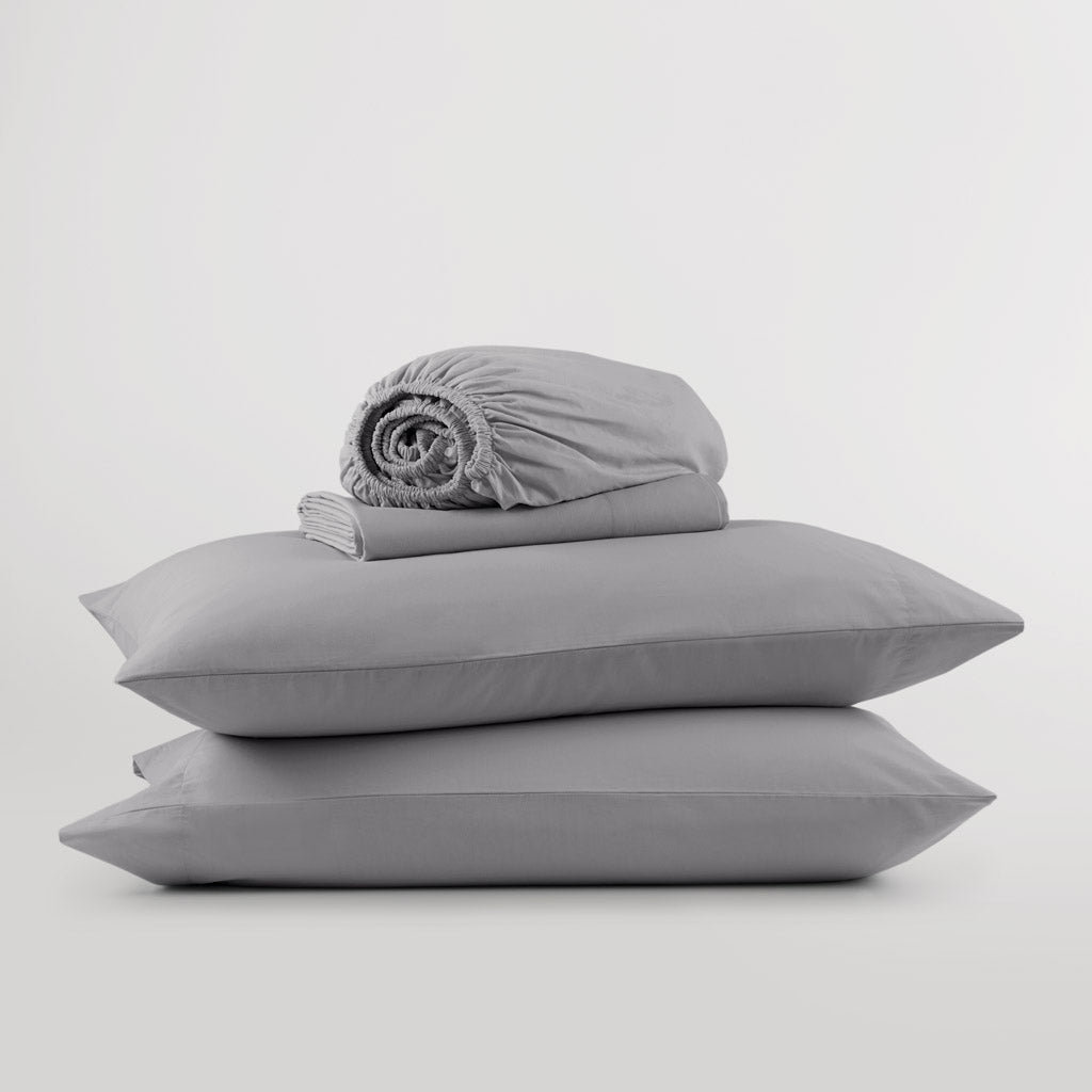 510 Design 100% Cotton Solid Sheet Set