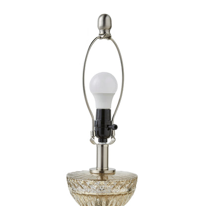 510 Design Textured Glass and Acrylic Base Table Lamp