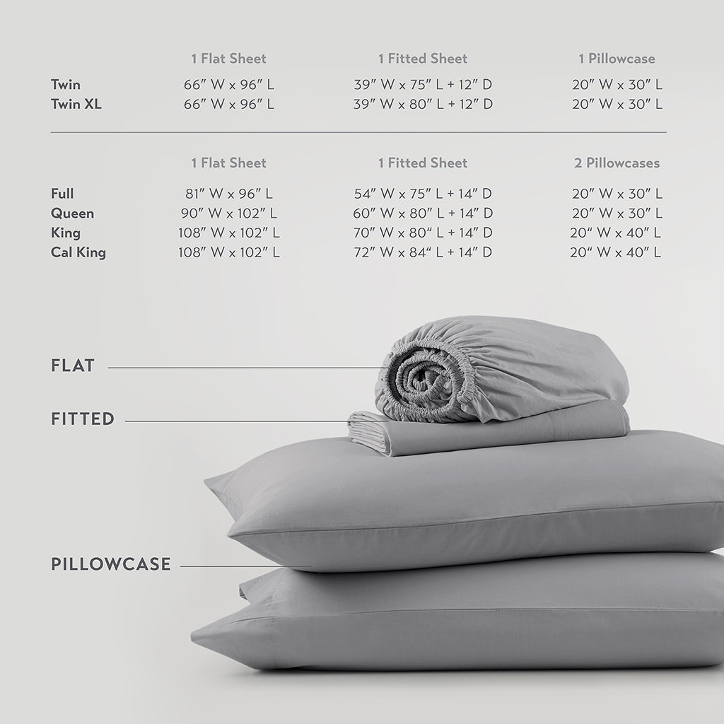 510 Design 100% Cotton Solid Sheet Set