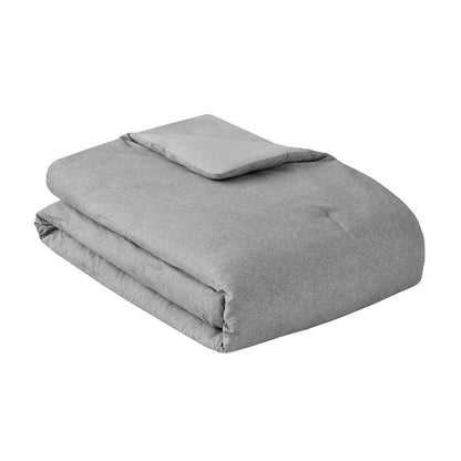 Camden Chambray Print Microfiber Comforter Set with Bed Sheets