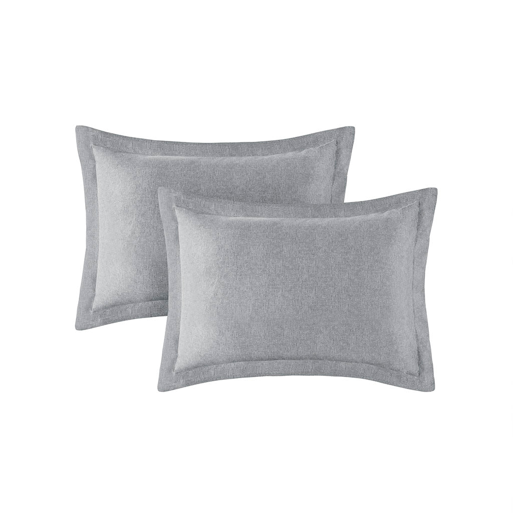 Camden Chambray Print Microfiber Comforter Set with Bed Sheets