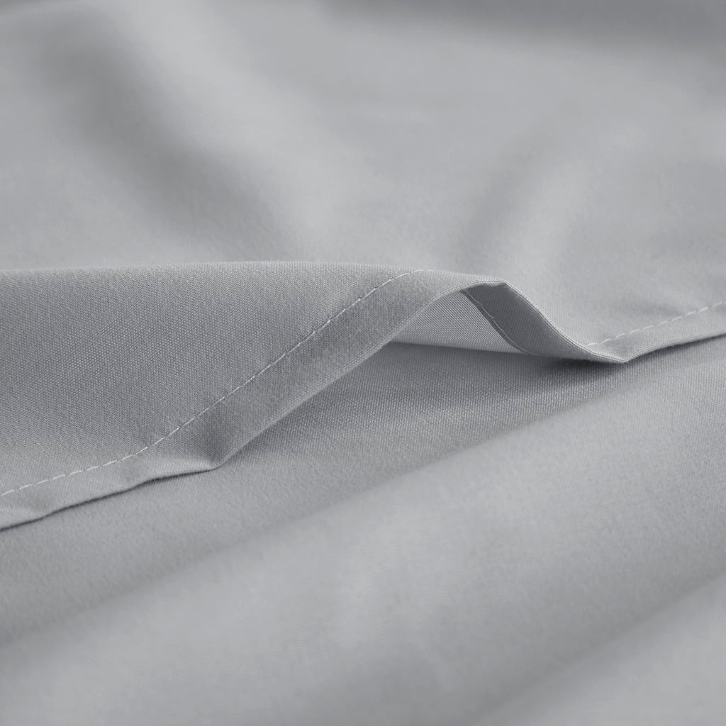 Camden Chambray Print Microfiber Comforter Set with Bed Sheets