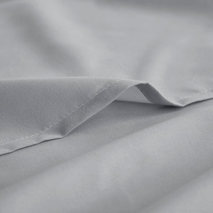 Camden Chambray Print Microfiber Comforter Set with Bed Sheets