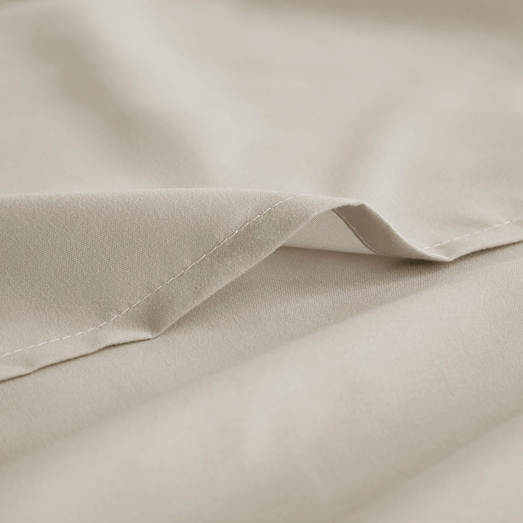 Camden Chambray Print Microfiber Comforter Set with Bed Sheets