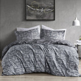 Maca Textured Print Reversible Comforter Set