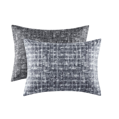 Maca Textured Print Reversible Comforter Set