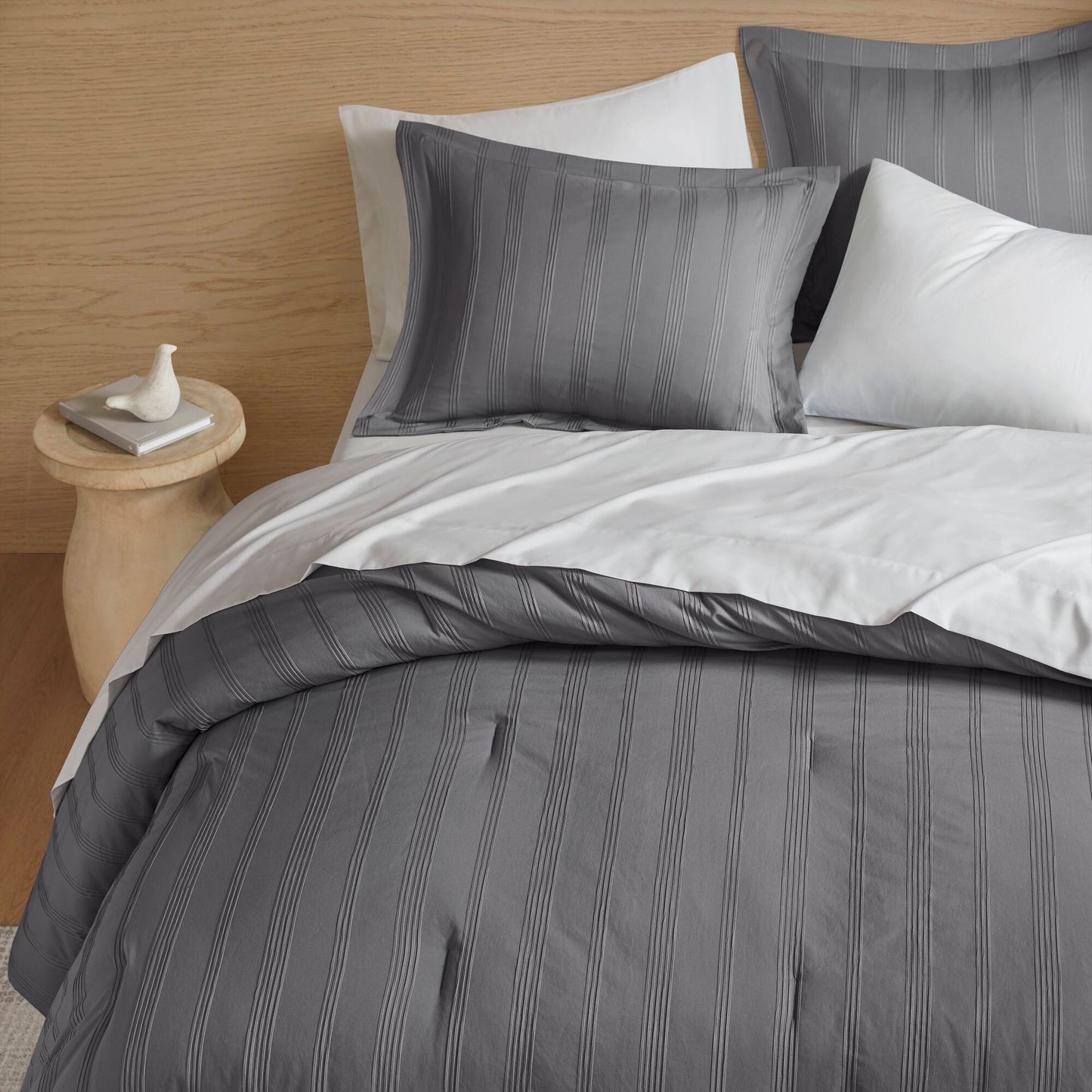 Logan Woven Striped Comforter Set