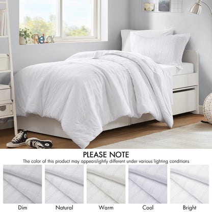 Logan Woven Striped Comforter Set