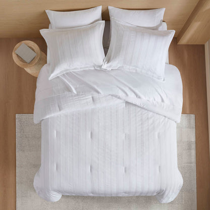 Logan Woven Striped Comforter Set