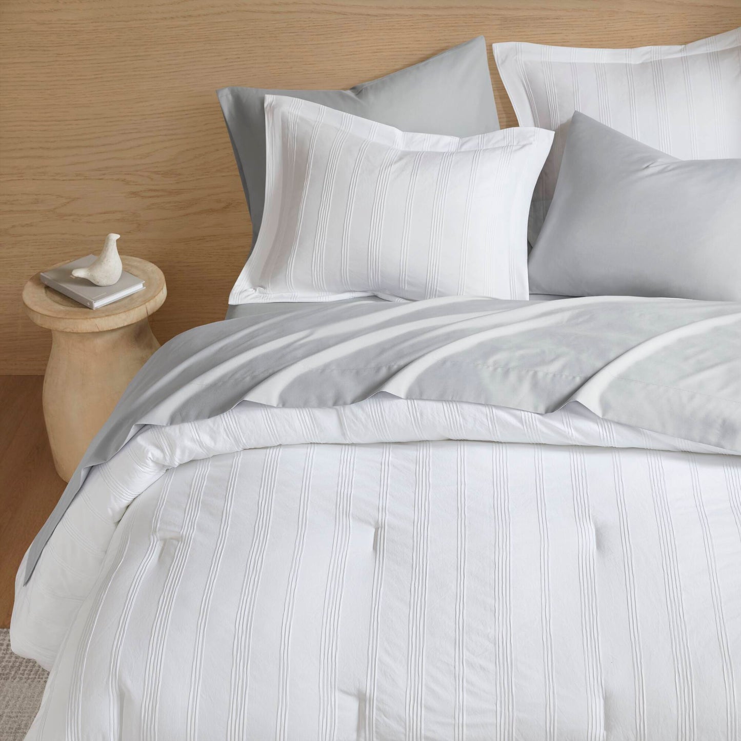 Logan Woven Striped Comforter Set