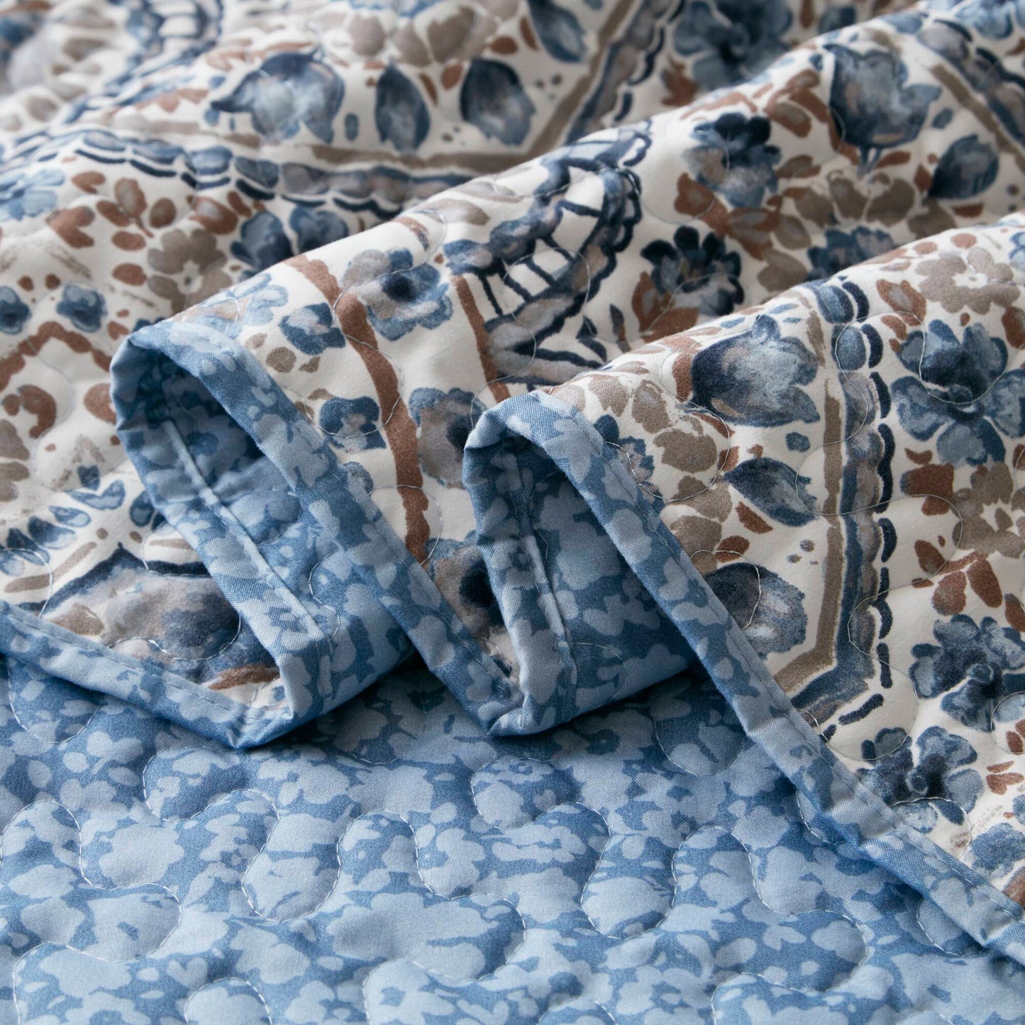 Valerie Boho Floral Reversible Quilt