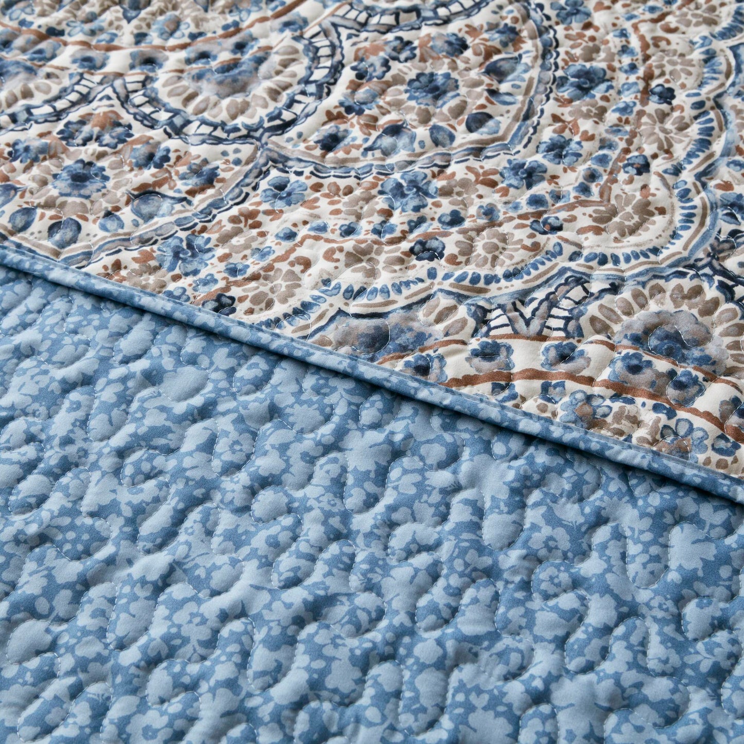Valerie Boho Floral Reversible Quilt