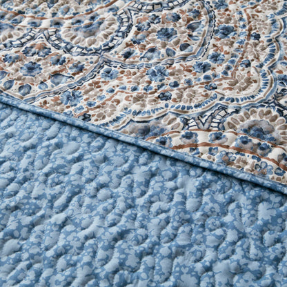Valerie Boho Floral Reversible Quilt
