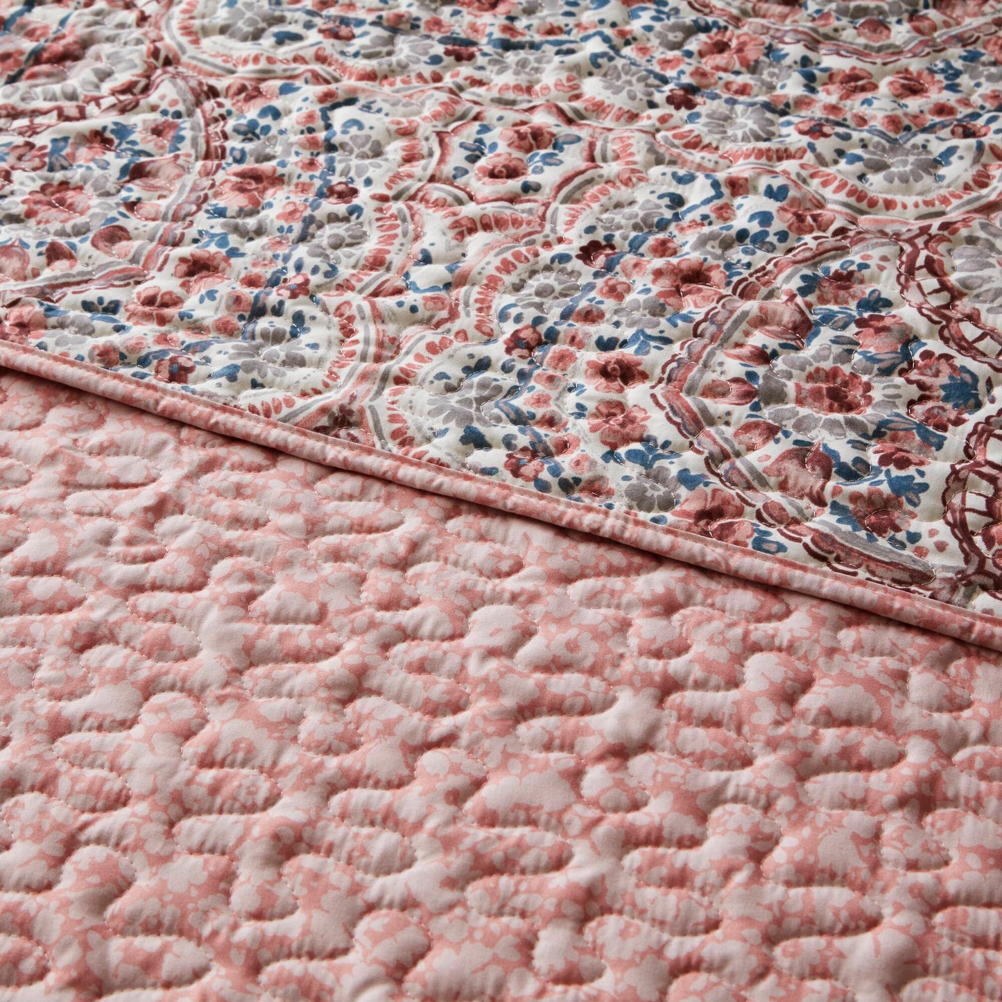 Valerie Boho Floral Reversible Quilt