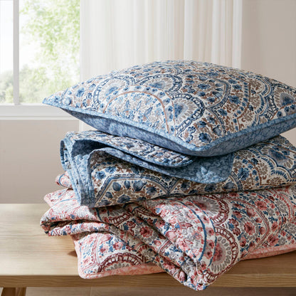 Valerie Boho Floral Reversible Quilt
