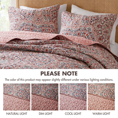 Valerie Boho Floral Reversible Quilt