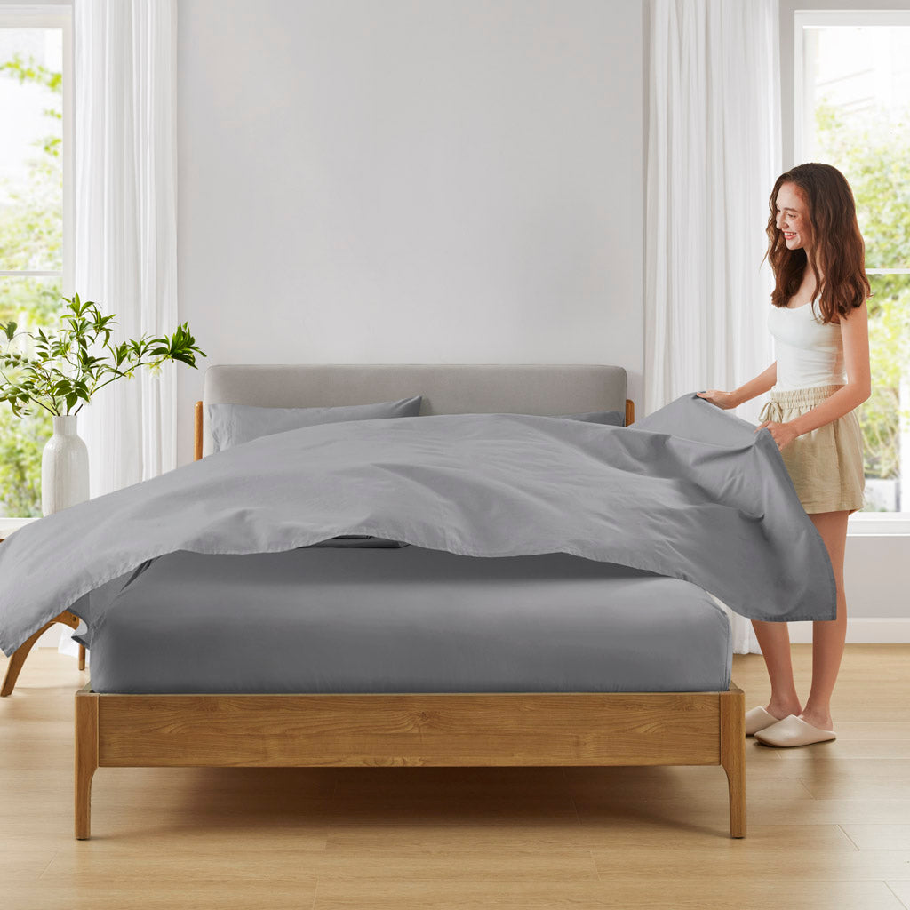 Cotton 144TC 100% Cotton Solid Sheet Set