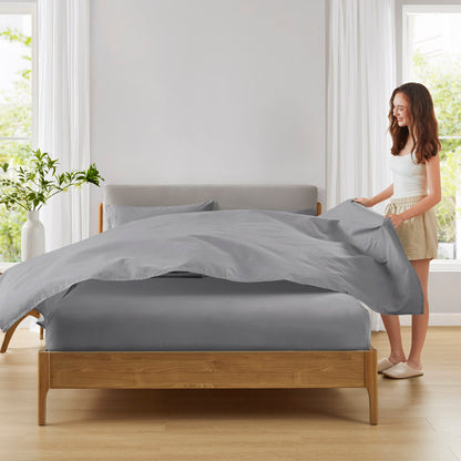 Cotton 144TC 100% Cotton Solid Sheet Set