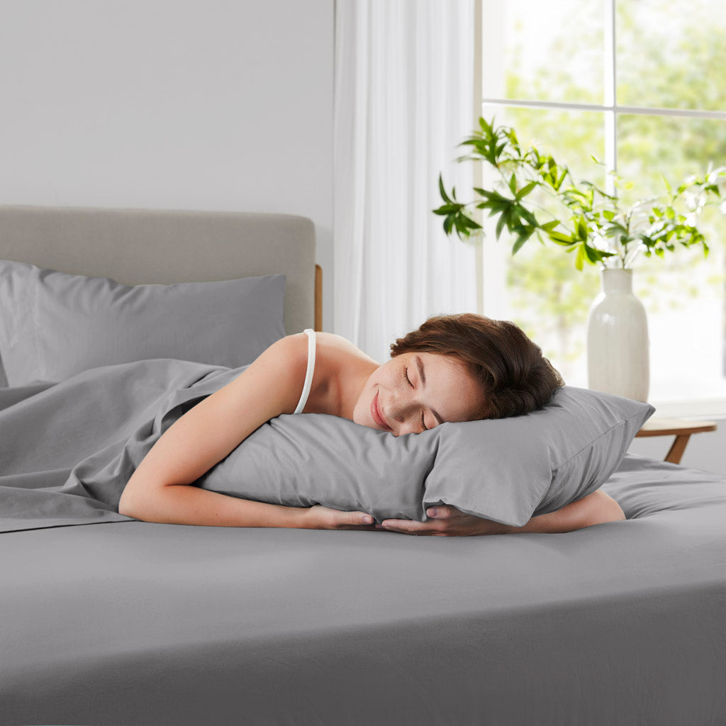 Cotton 144TC 100% Cotton Solid Sheet Set