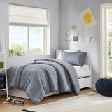 Logan Woven Striped Duvet Set