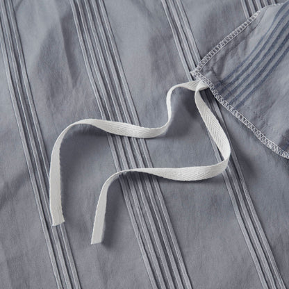 Logan Woven Striped Duvet Set