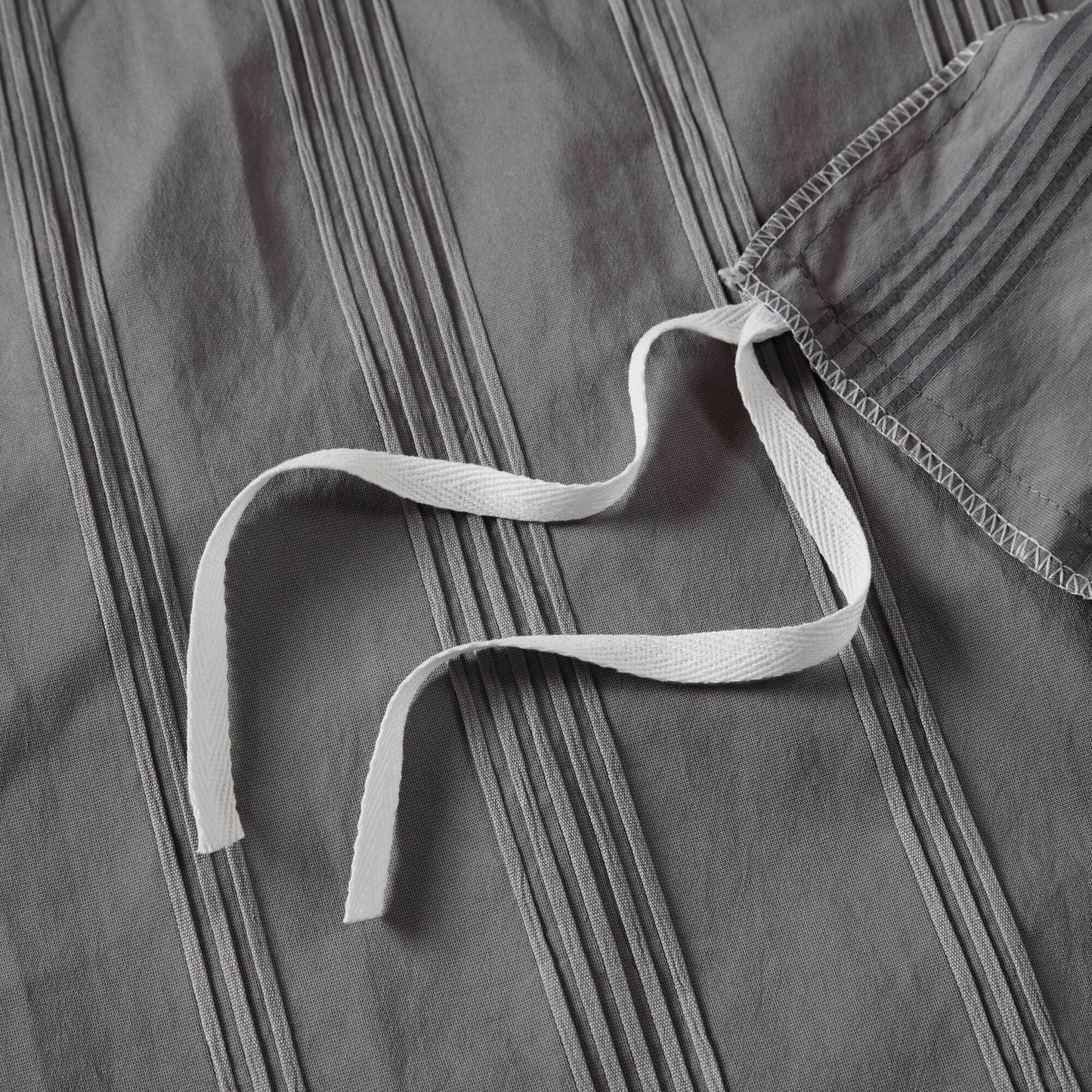 Logan Woven Striped Duvet Set