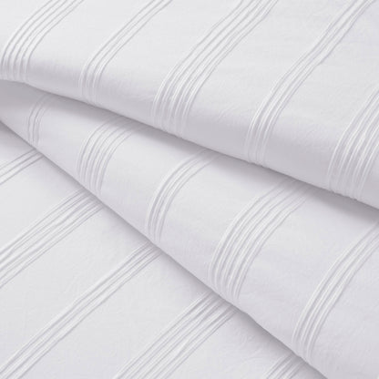 Logan Woven Striped Duvet Set
