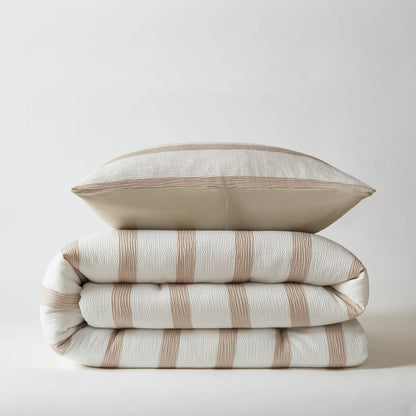 Merritt Yarn-dyed Striped Comforter