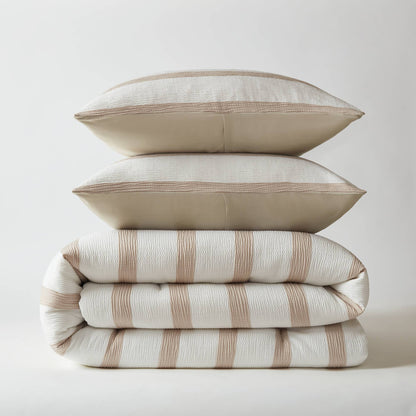 Merritt Yarn-dyed Striped Comforter