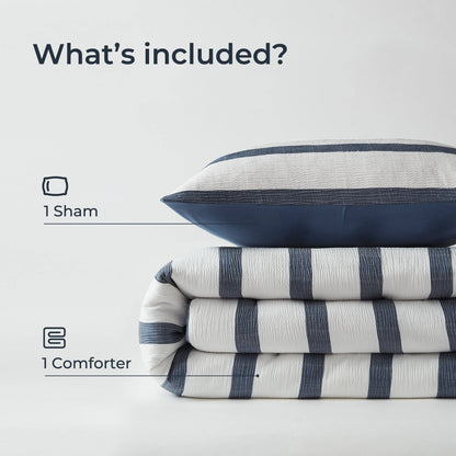 Merritt Yarn-dyed Striped Comforter