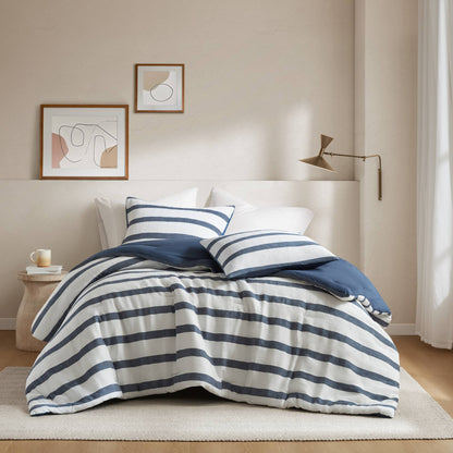 Merritt Yarn-dyed Striped Comforter