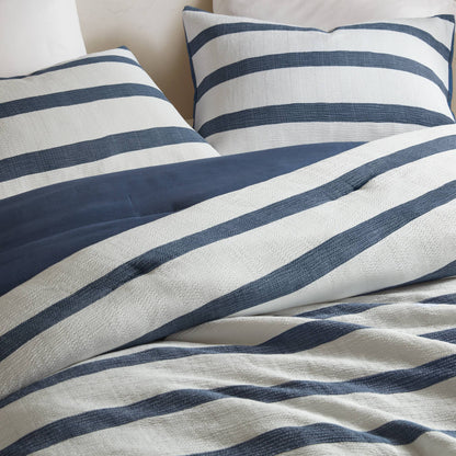 Merritt Yarn-dyed Striped Comforter