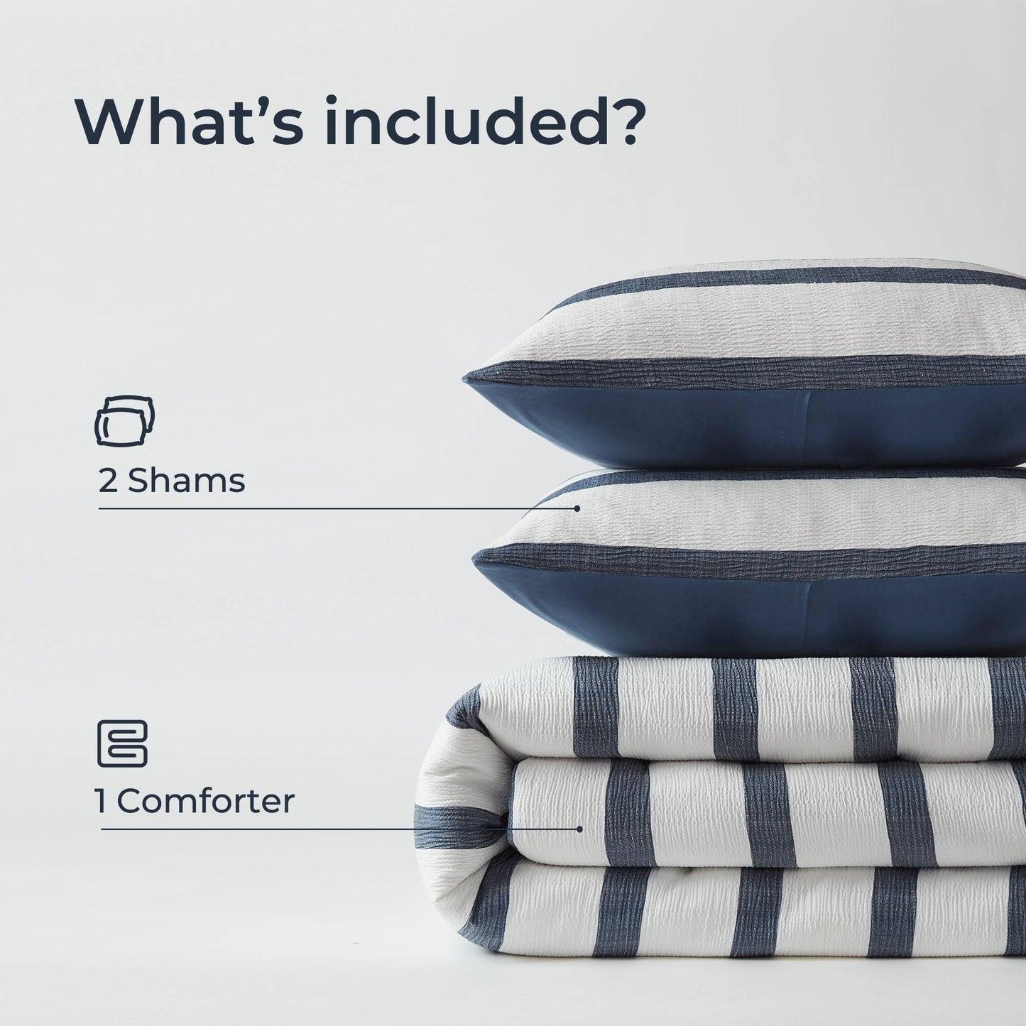 Merritt Yarn-dyed Striped Comforter