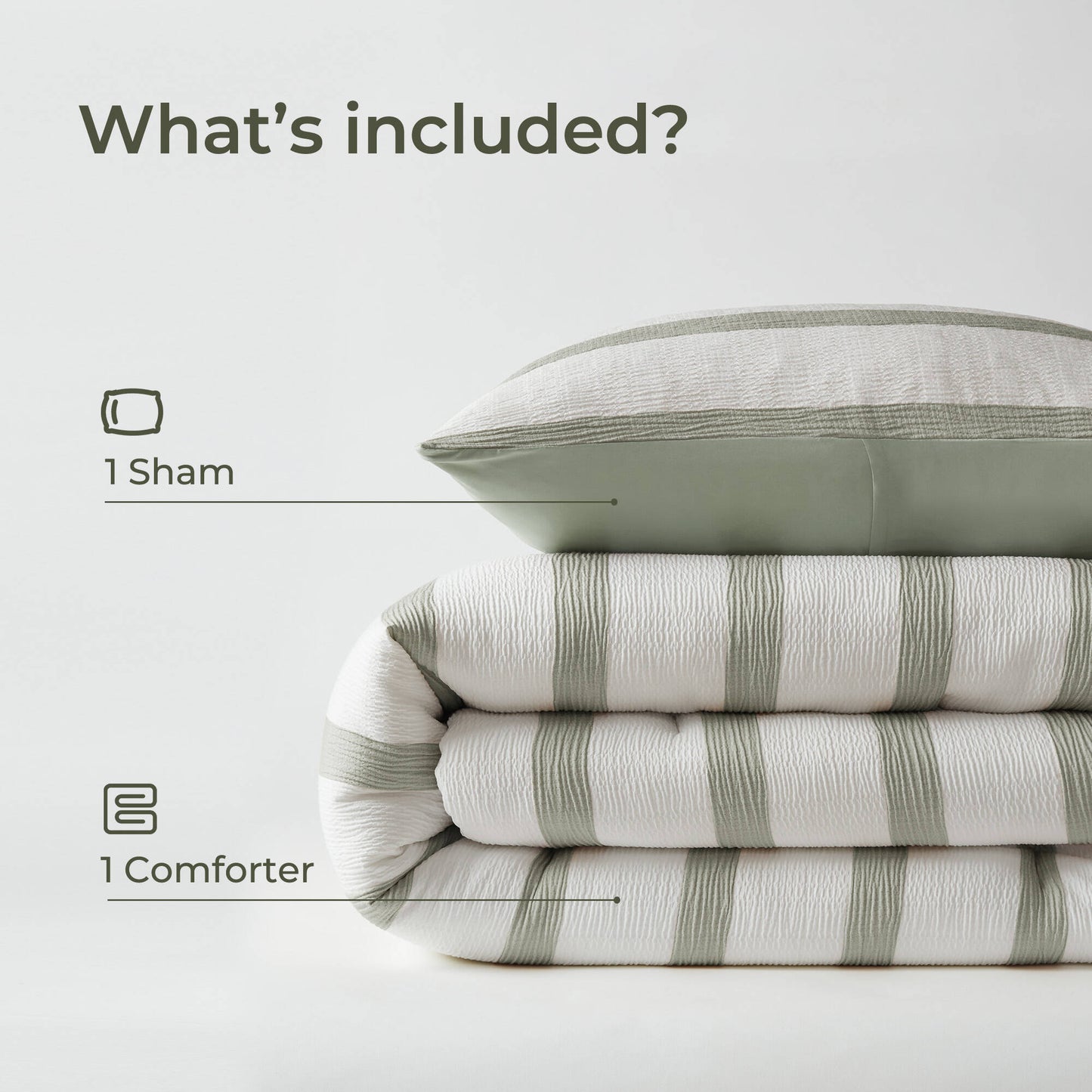 Merritt Yarn-dyed Striped Comforter