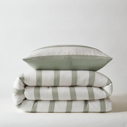 Merritt Yarn-dyed Striped Comforter