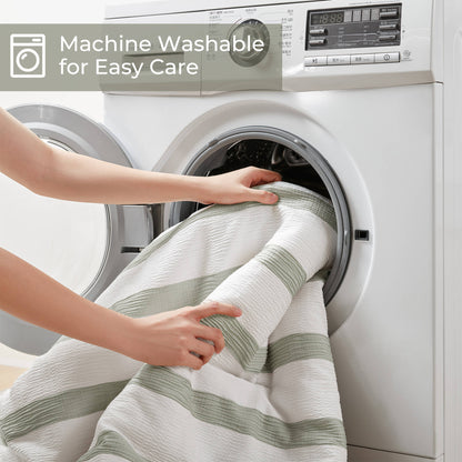 Merritt Yarn-dyed Striped Comforter