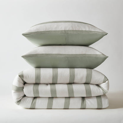 Merritt Yarn-dyed Striped Comforter