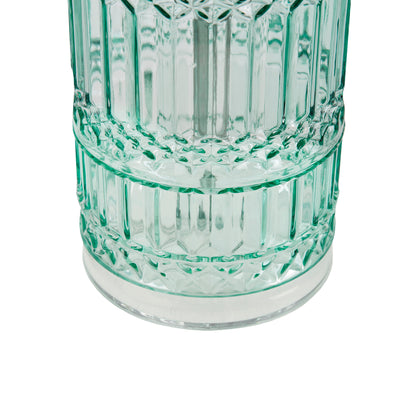 Luxuria Textured Glass and Acrylic Base Table Lamp