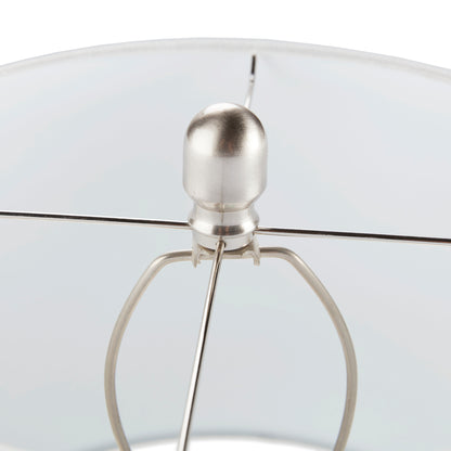 Luxuria Textured Glass and Acrylic Base Table Lamp
