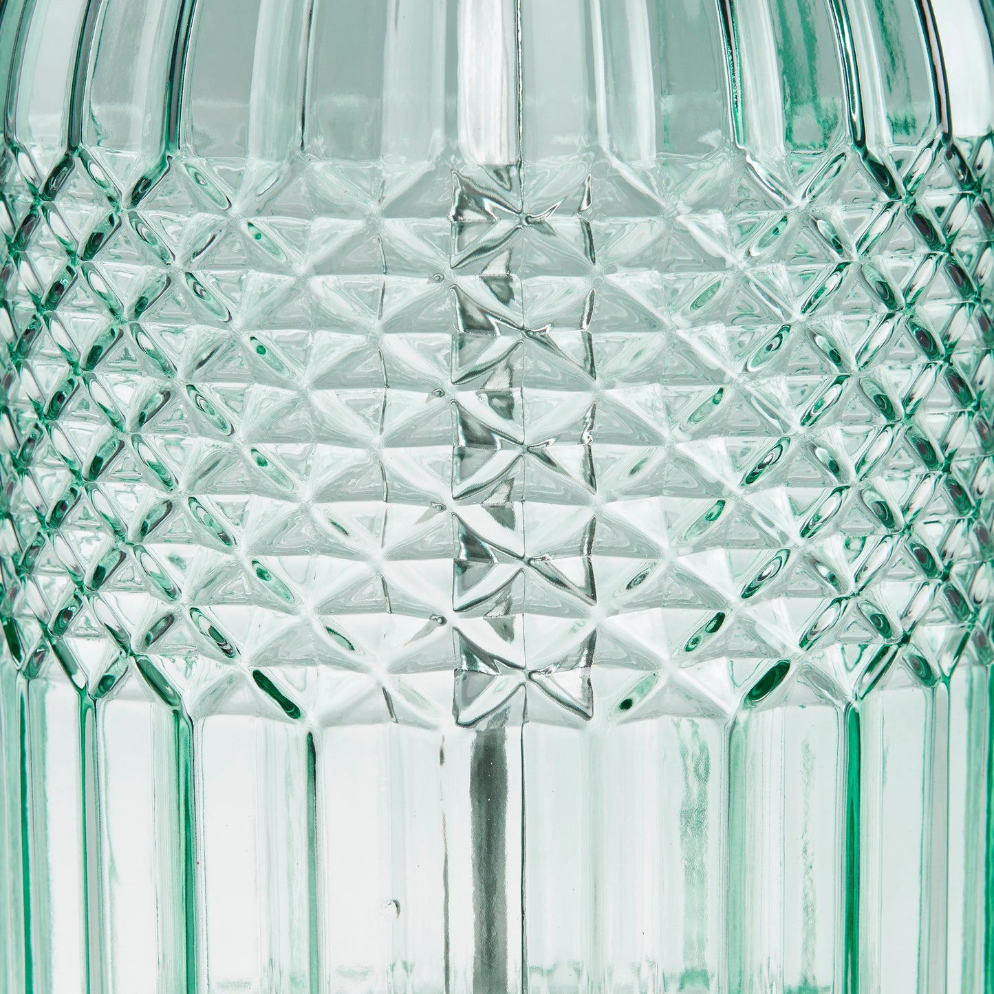Luxuria Textured Glass and Acrylic Base Table Lamp