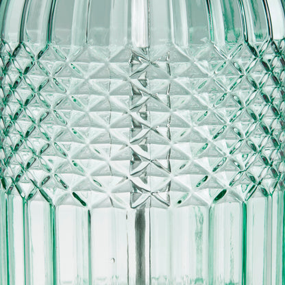 Luxuria Textured Glass and Acrylic Base Table Lamp